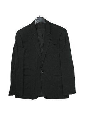Ann Demeulemeester Wool Single Button Blazer Jacket in Black